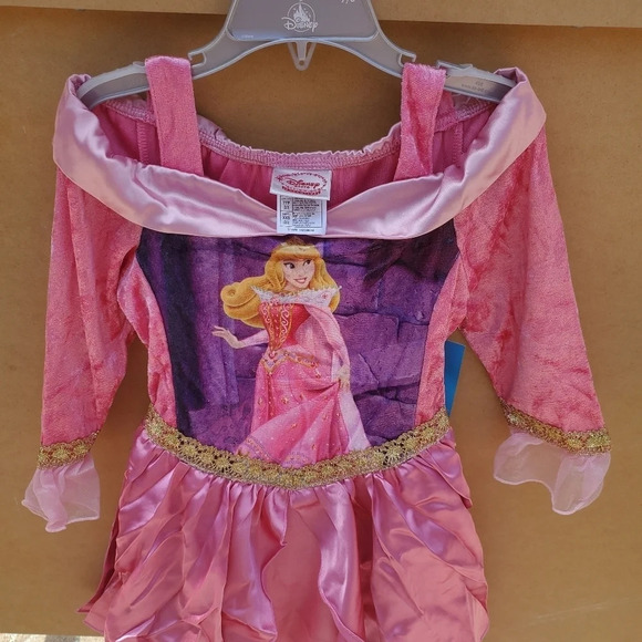 Disney Store Exclusive Princess Aurora Toddler Girl Nightgown XXS 2/3 - Picture 5 of 9